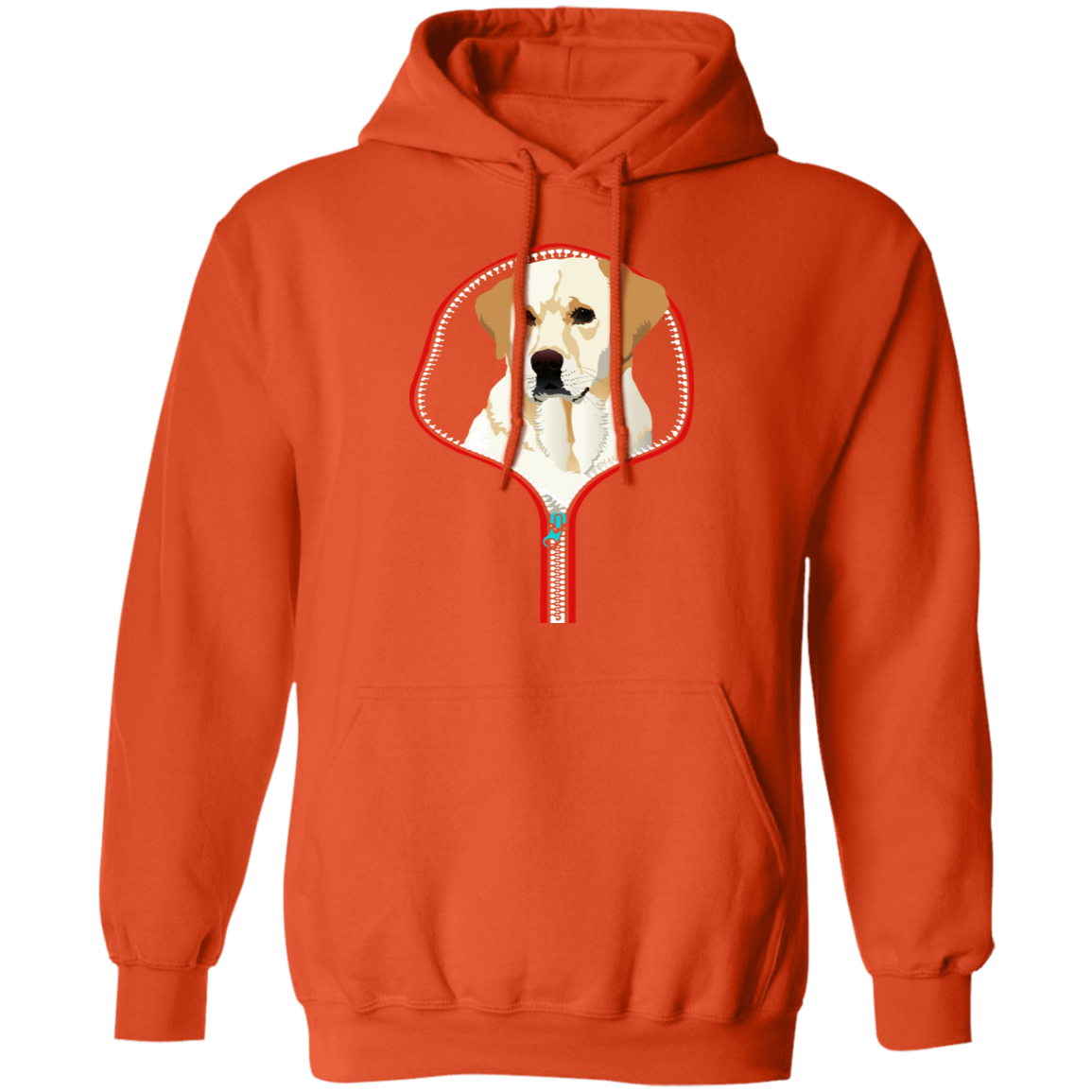 LABRADOR RETRIEVER ZIP-DOWN LADIES Pullover Hoodie 8 oz.