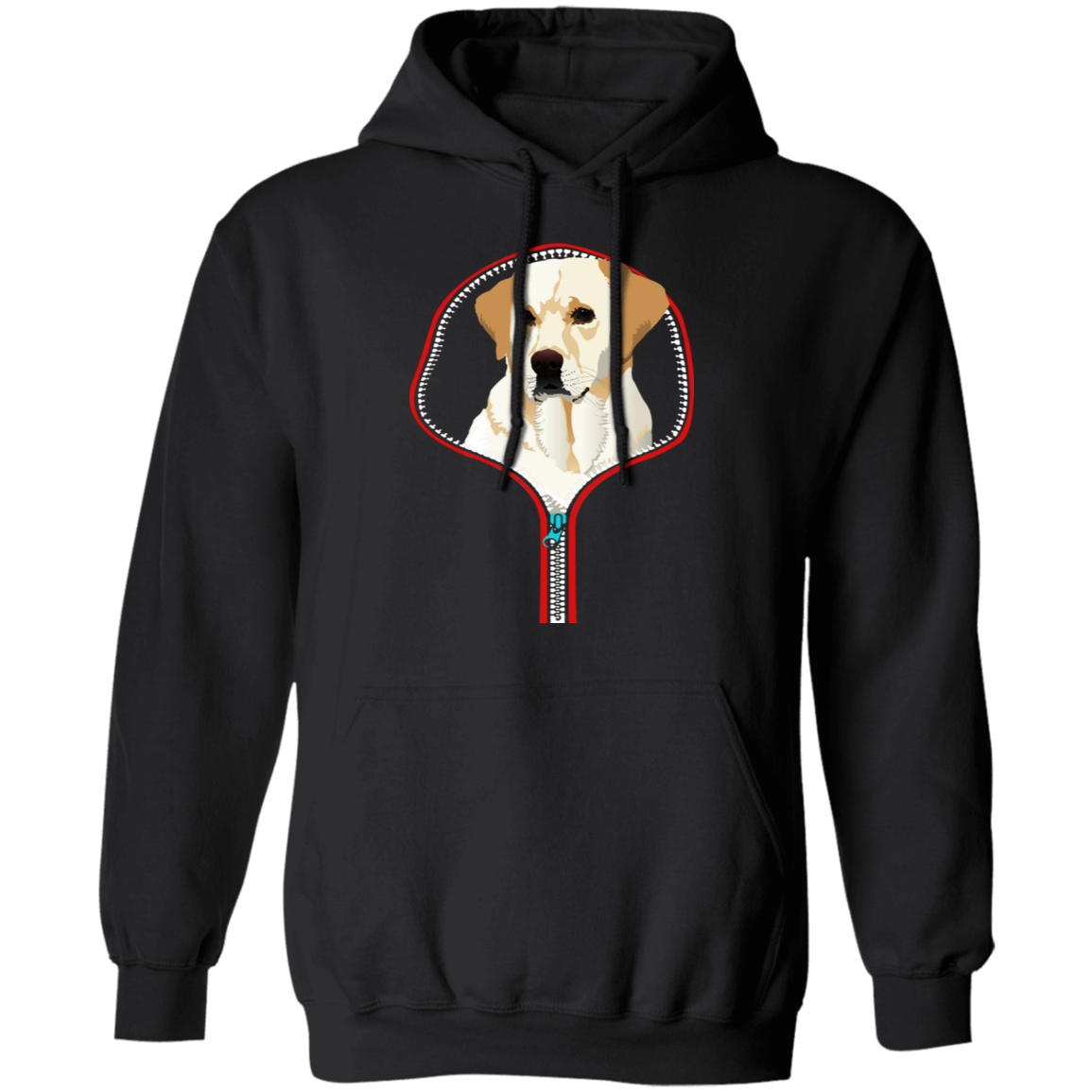 LABRADOR RETRIEVER ZIP-DOWN LADIES Pullover Hoodie 8 oz.