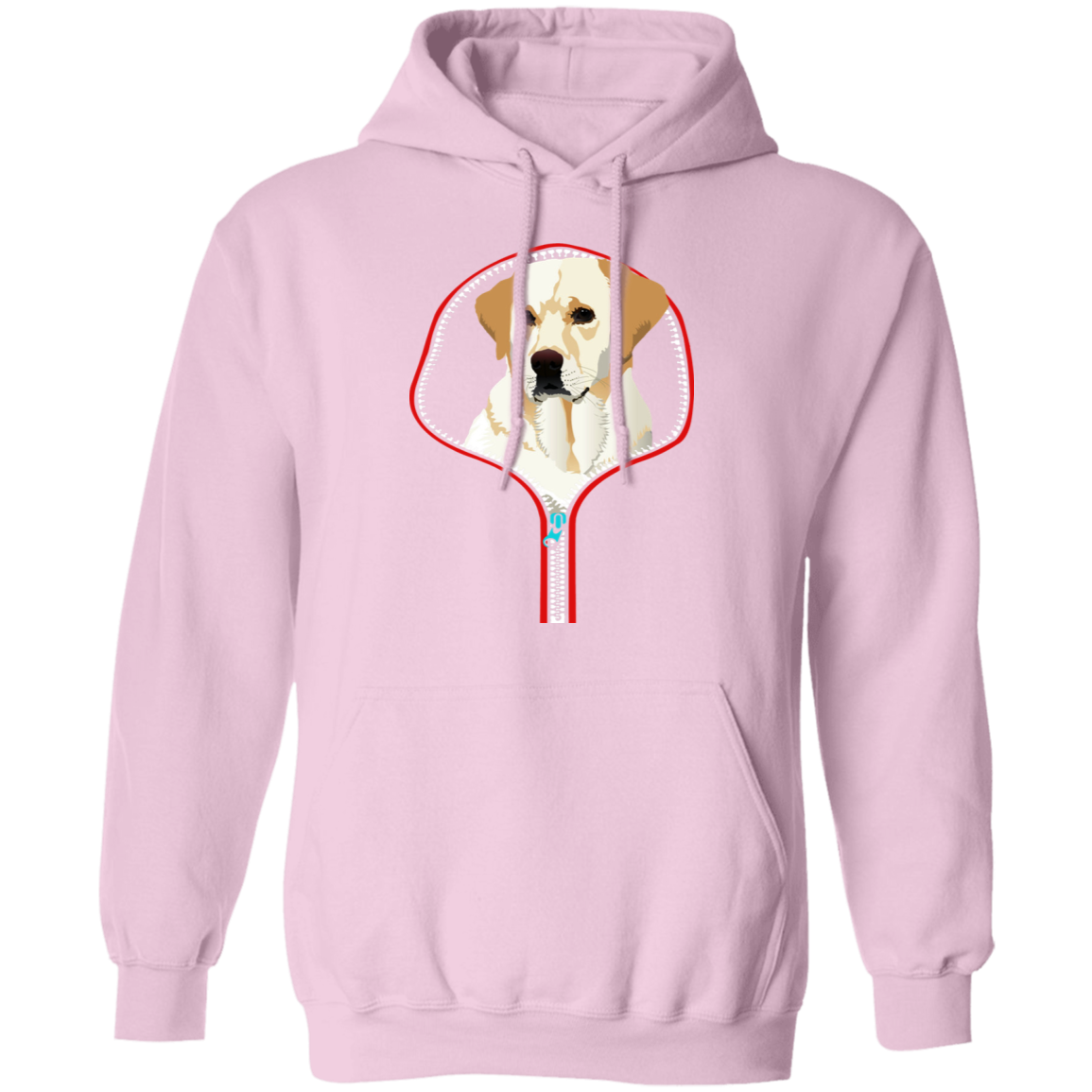 LABRADOR RETRIEVER ZIP-DOWN LADIES Pullover Hoodie 8 oz.