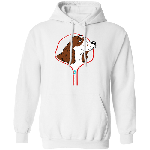 COCKER SPANIEL ZIP-DOWN LADIES Pullover Hoodie 8 oz.
