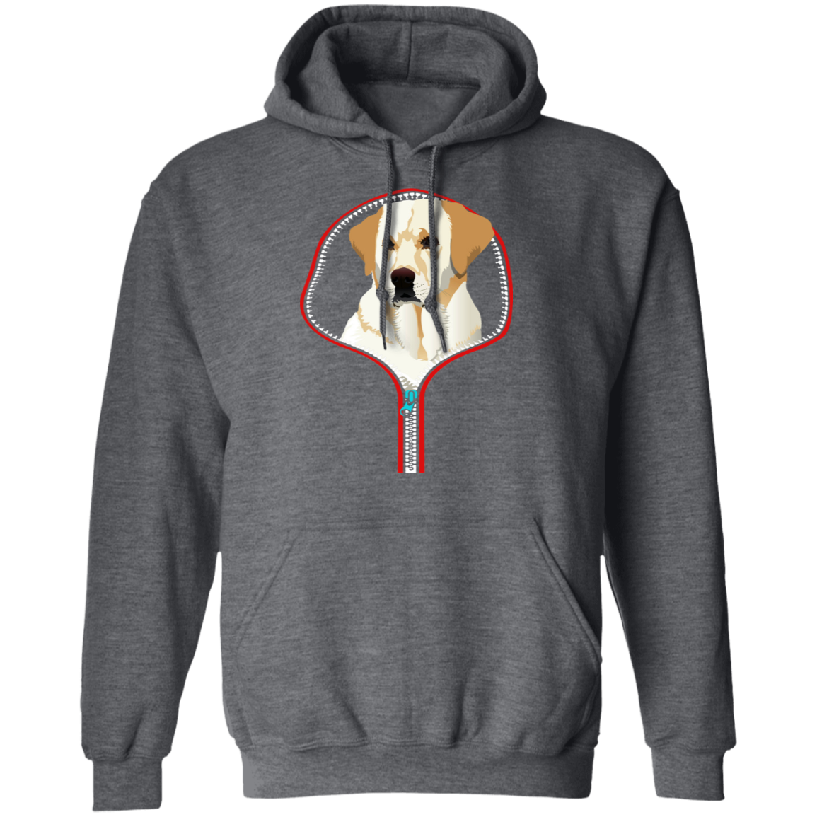 LABRADOR RETRIEVER ZIP-DOWN LADIES Pullover Hoodie 8 oz.