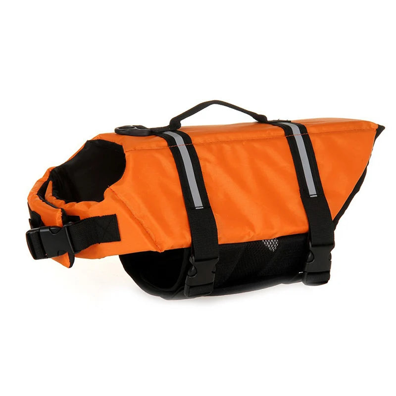 Seaside Big Dog Swimming Life Jacket Vest for Medium Large Dogs Summer Safety Pet Clothes Golden Retriever Shepherd Pug Swimwear