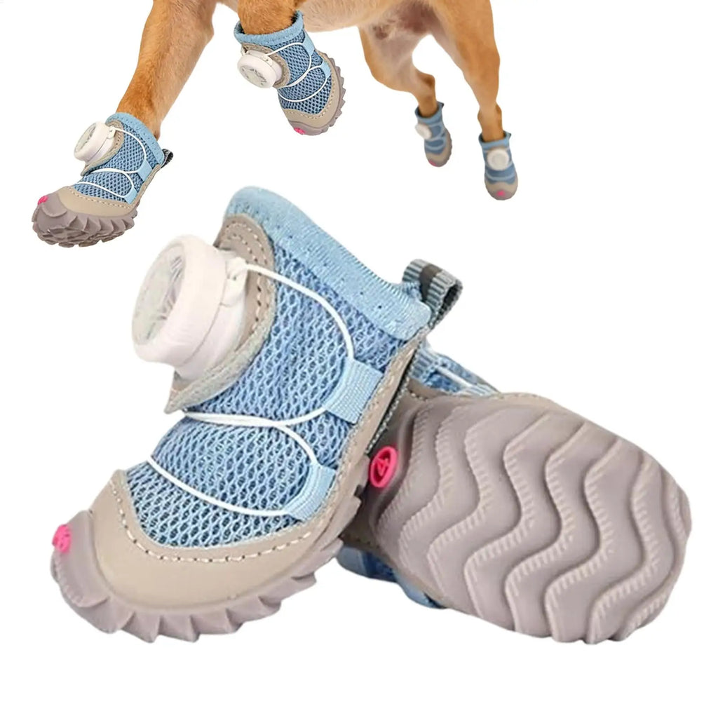 Dog Shoes Anti-Slip Breathable Waterproof Booties Dog Boots for Winter for Winter Snow Rain Hot Pavement Running Small Breed