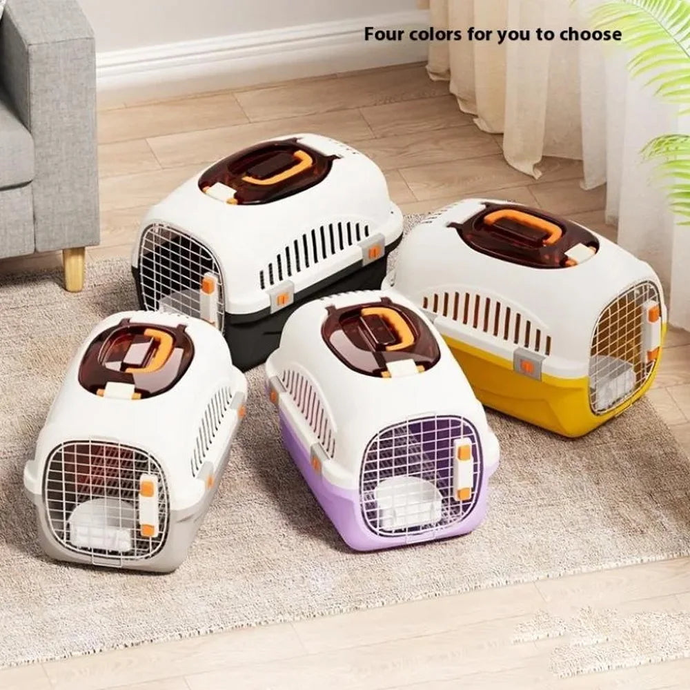 Portable Cat Carrier Foldable Pet Travel Carrier Bag for Cats Small Dogs, Soft Side Pet Transport Box for Outdoor & Car Travel