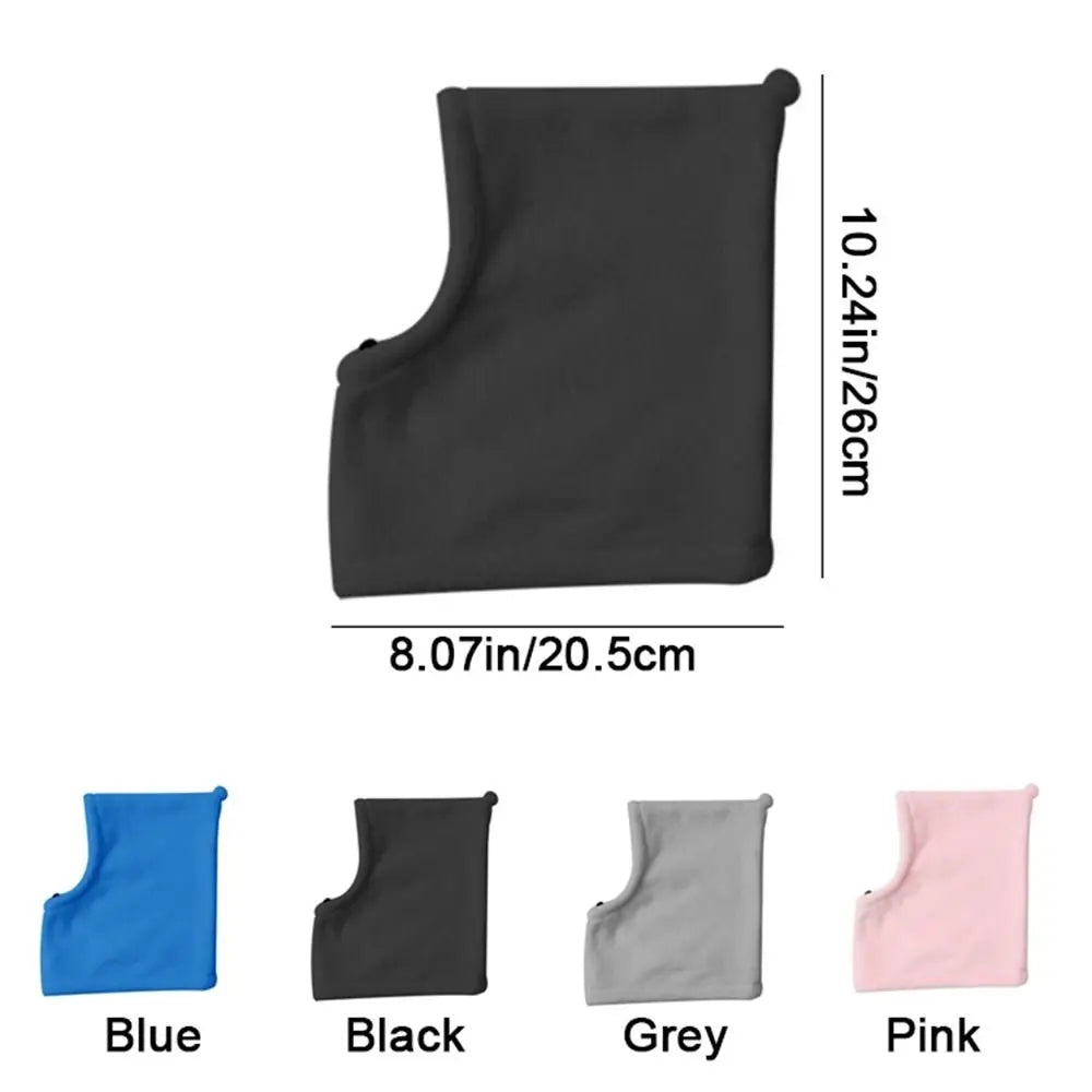 Fleece Pet Transformation Hat Solid Color Drawstring Adjustment Pet Ears Covers High Neck Warm Pet Warm Earmuffs
