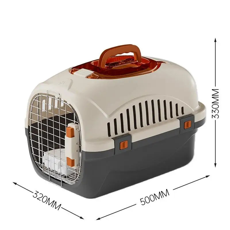 Portable Cat Carrier Foldable Pet Travel Carrier Bag for Cats Small Dogs, Soft Side Pet Transport Box for Outdoor & Car Travel