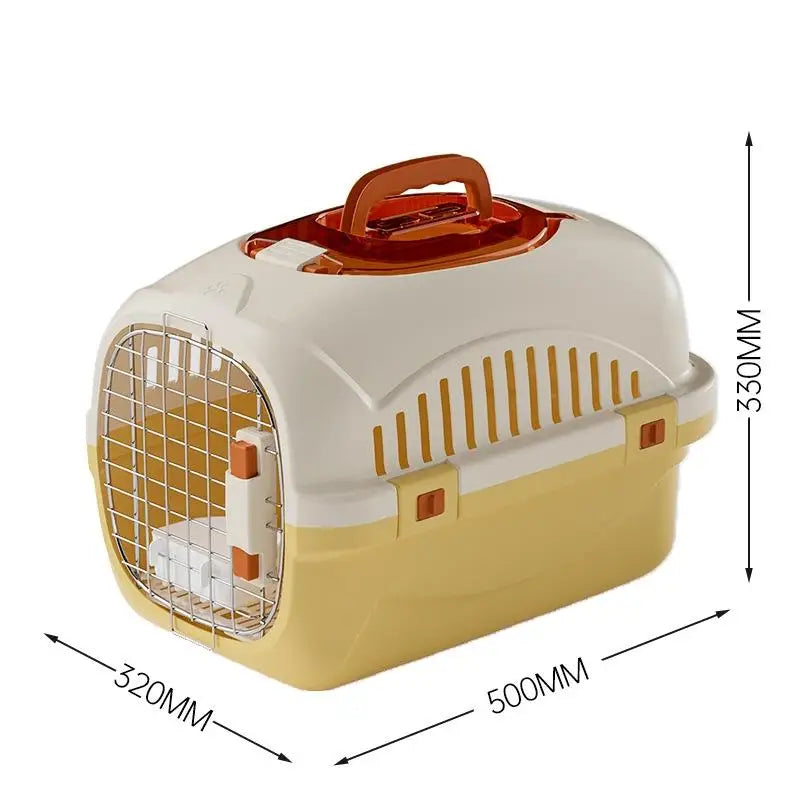 Portable Cat Carrier Foldable Pet Travel Carrier Bag for Cats Small Dogs, Soft Side Pet Transport Box for Outdoor & Car Travel