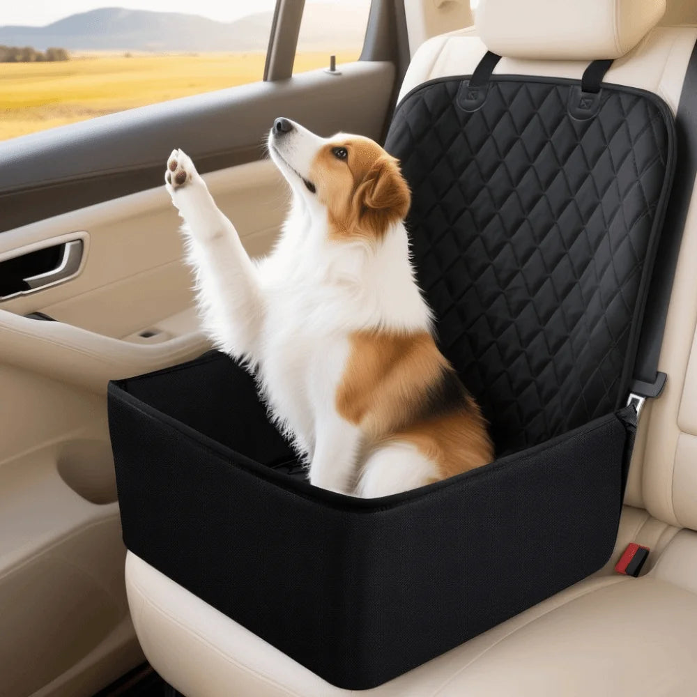 Pet Carrier Basket Scratch Proof Dog Auto Seat Non-Slip Portable Cat Basket Seat Waterproof Durable Pet Seat Cover Travel