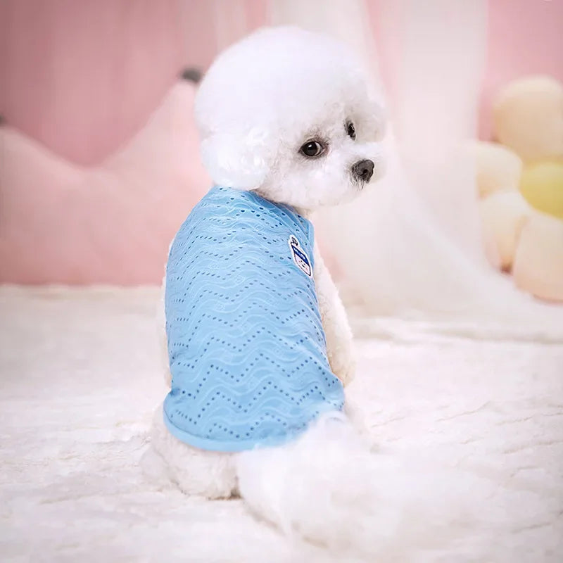 Summer Dog Clothes for Small Dogs Thin Cute Dog Vest Puppy Clothes Breathable Chihuahua Clothes Cat Vest Pet Supplies