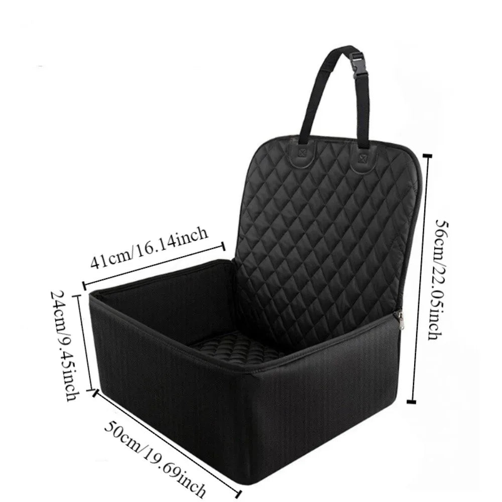 Pet Carrier Basket Scratch Proof Dog Auto Seat Non-Slip Portable Cat Basket Seat Waterproof Durable Pet Seat Cover Travel