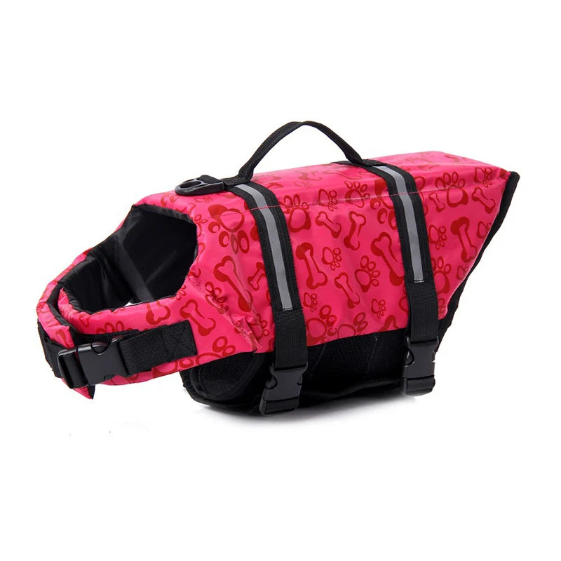 Seaside Big Dog Swimming Life Jacket Vest for Medium Large Dogs Summer Safety Pet Clothes Golden Retriever Shepherd Pug Swimwear
