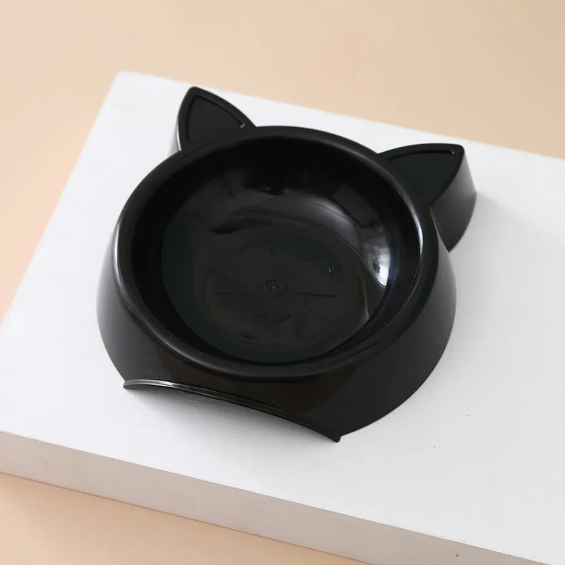 Charming Cat-Shaped Dog Bowl - Non-Slip, Easy to Clean, Perfect forSmall/Medium Pets