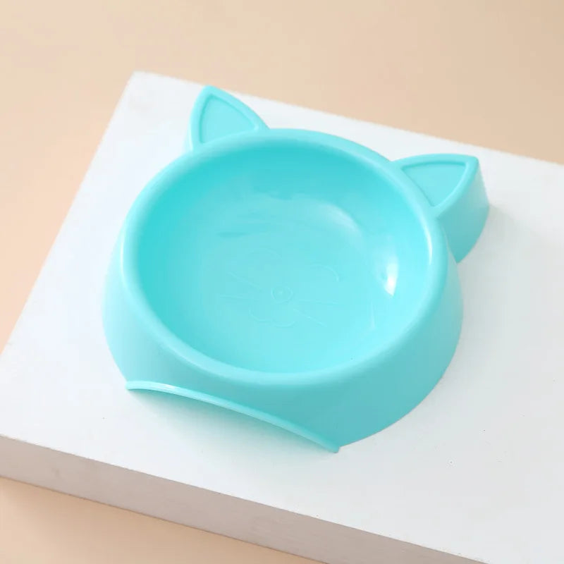 Charming Cat-Shaped Dog Bowl - Non-Slip, Easy to Clean, Perfect forSmall/Medium Pets
