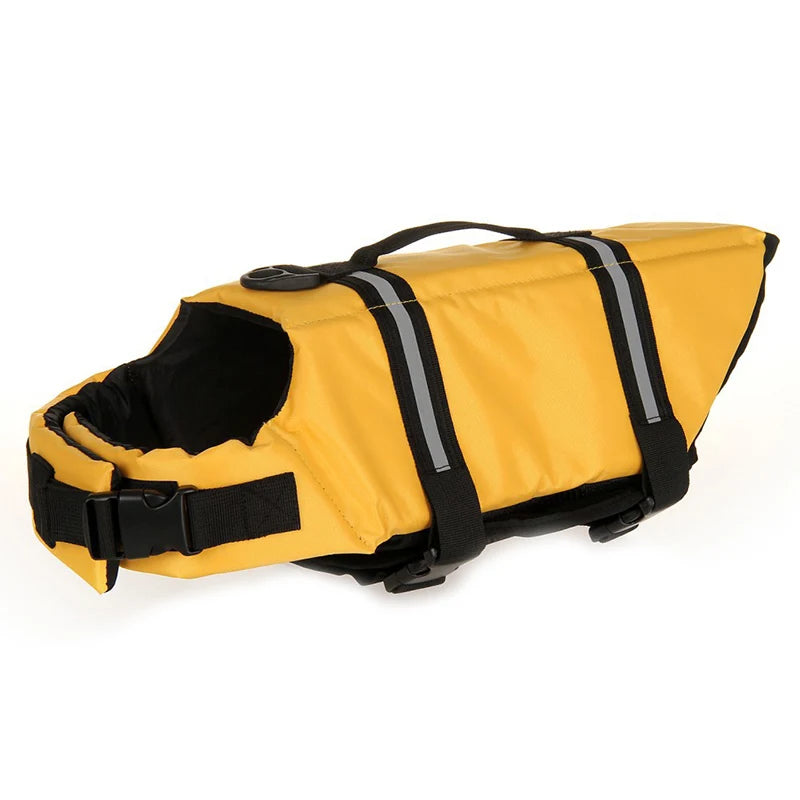 Seaside Big Dog Swimming Life Jacket Vest for Medium Large Dogs Summer Safety Pet Clothes Golden Retriever Shepherd Pug Swimwear
