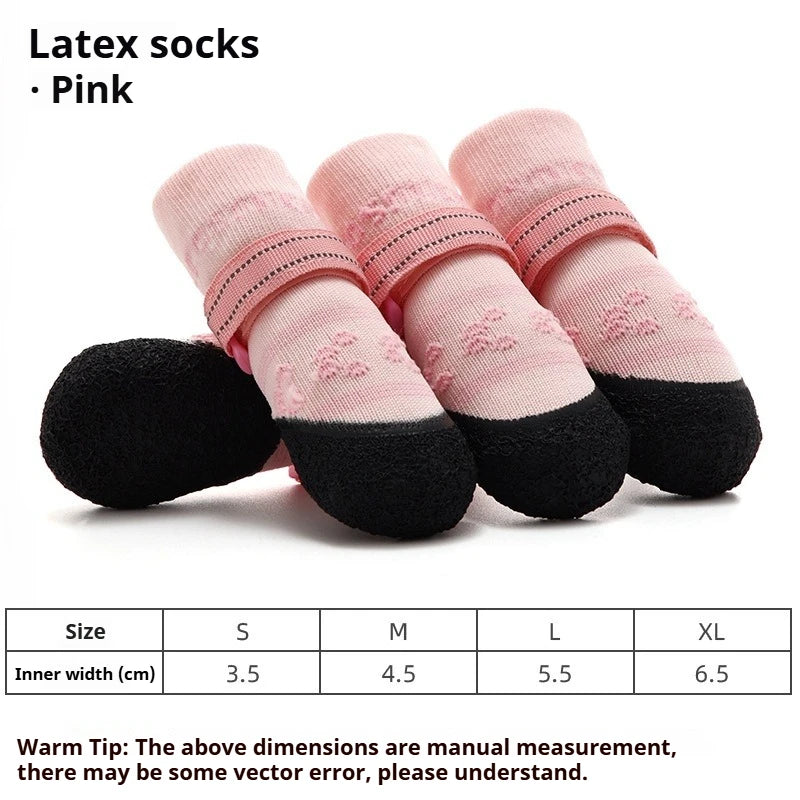 Dog Shoes Waterproof and Anti-slip Puppy Shoes Wear-resistant and Breathable Outdoor Dog Walking Pets Dogs Accessories