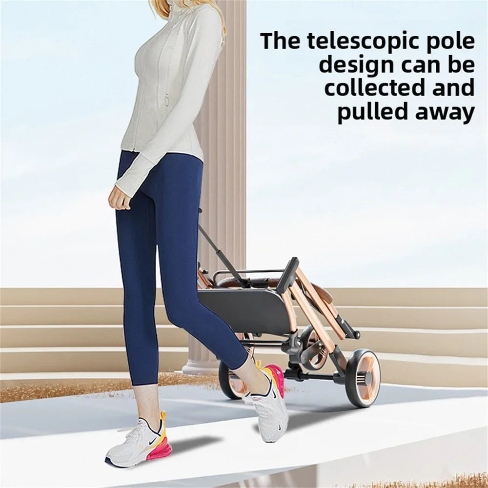 3 in 1 Detachable Pet Stroller for Dog Cat Foldable Travel Carrier up to 50lbs with Portable Carry Bag Storage Basket