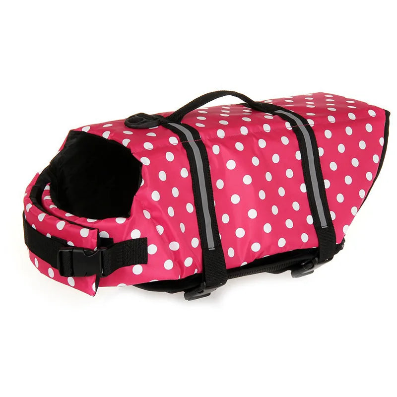 Seaside Big Dog Swimming Life Jacket Vest for Medium Large Dogs Summer Safety Pet Clothes Golden Retriever Shepherd Pug Swimwear