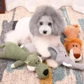 2025 Pet Dog Toys for Large Dogs Cute Plush Squeak Fleece Durable Chewing Cute Soft Pet Molar Toys Dogs Accessories