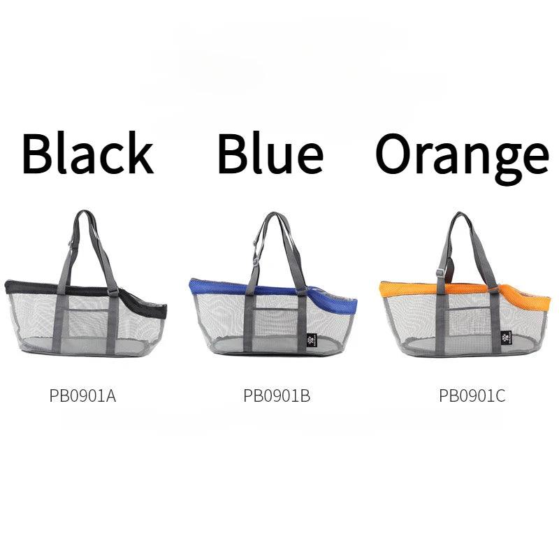 Pet Carrier Bag for Cats & Dogs -  Foldable Travel Bag with Handheld Strap, Breathable Mesh for Outdoor Hiking & Airplane Trip