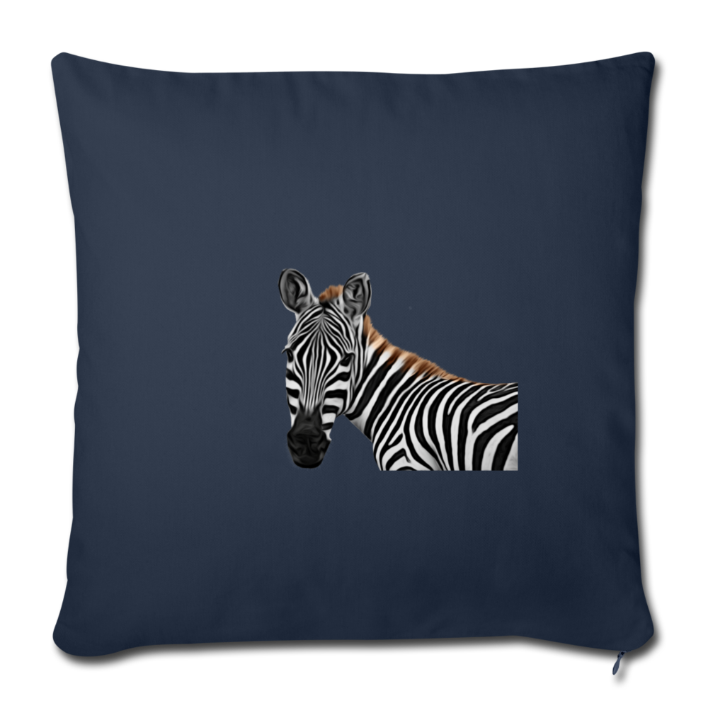 ZEBRA Throw Pillow Cover 17.5” x 17.5”