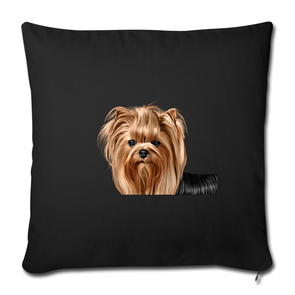 YORKSHIRE TERRIER Throw Pillow Cover 17.5” x 17.5”