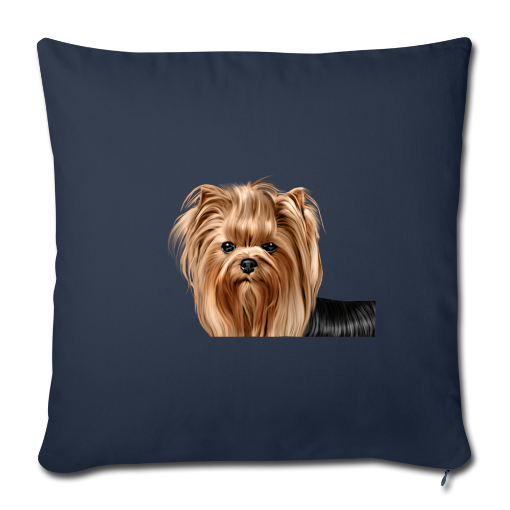 YORKSHIRE TERRIER Throw Pillow Cover 17.5” x 17.5”