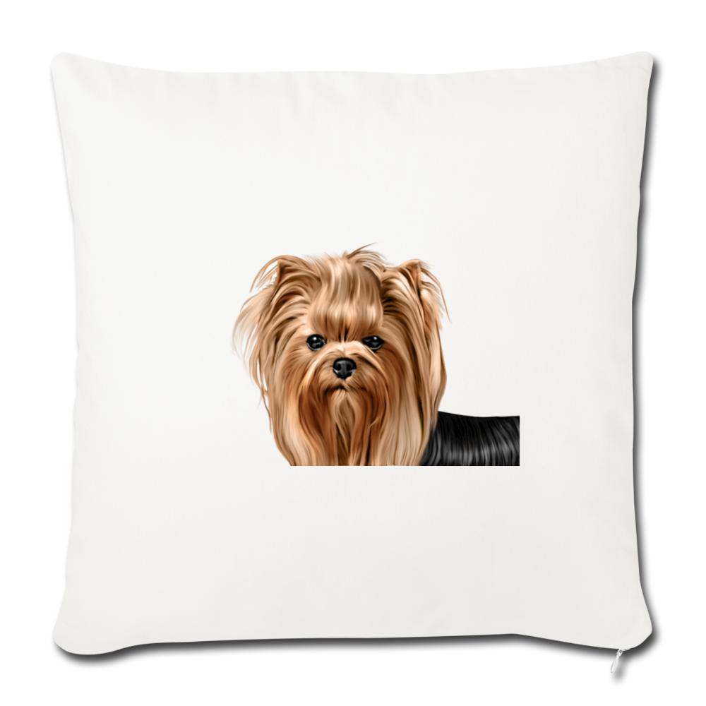 YORKSHIRE TERRIER Throw Pillow Cover 17.5” x 17.5”