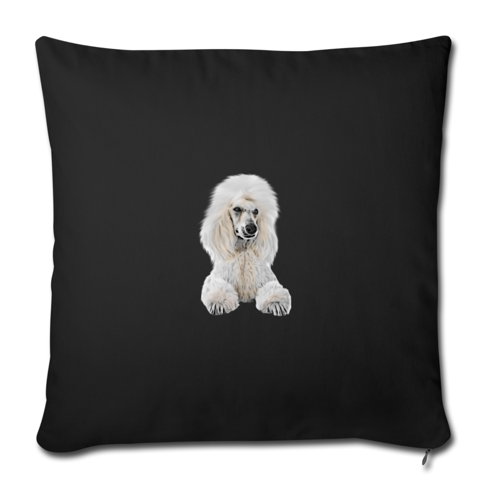 POODLE Throw Pillow Cover 17.5” x 17.5”