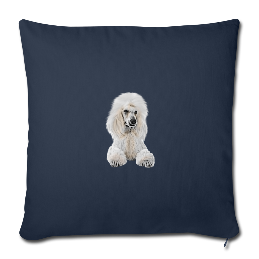 POODLE Throw Pillow Cover 17.5” x 17.5”