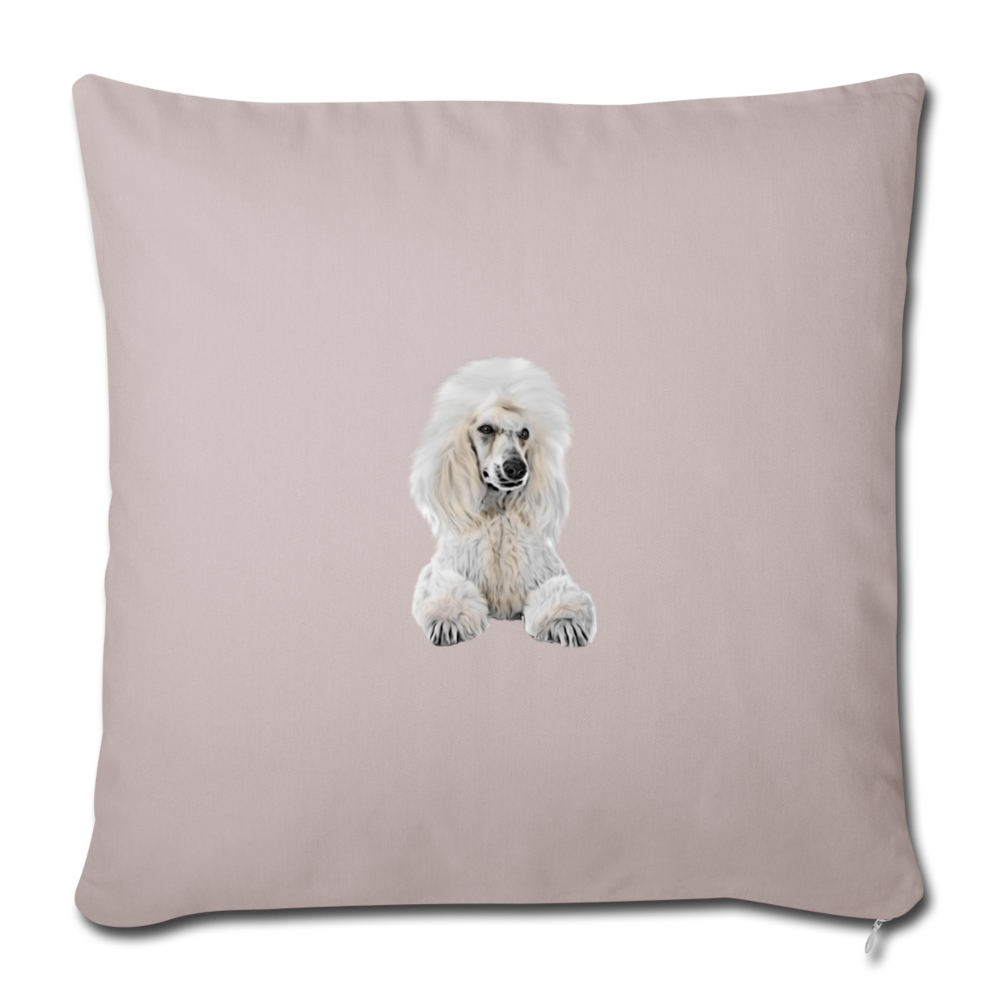 POODLE Throw Pillow Cover 17.5” x 17.5”