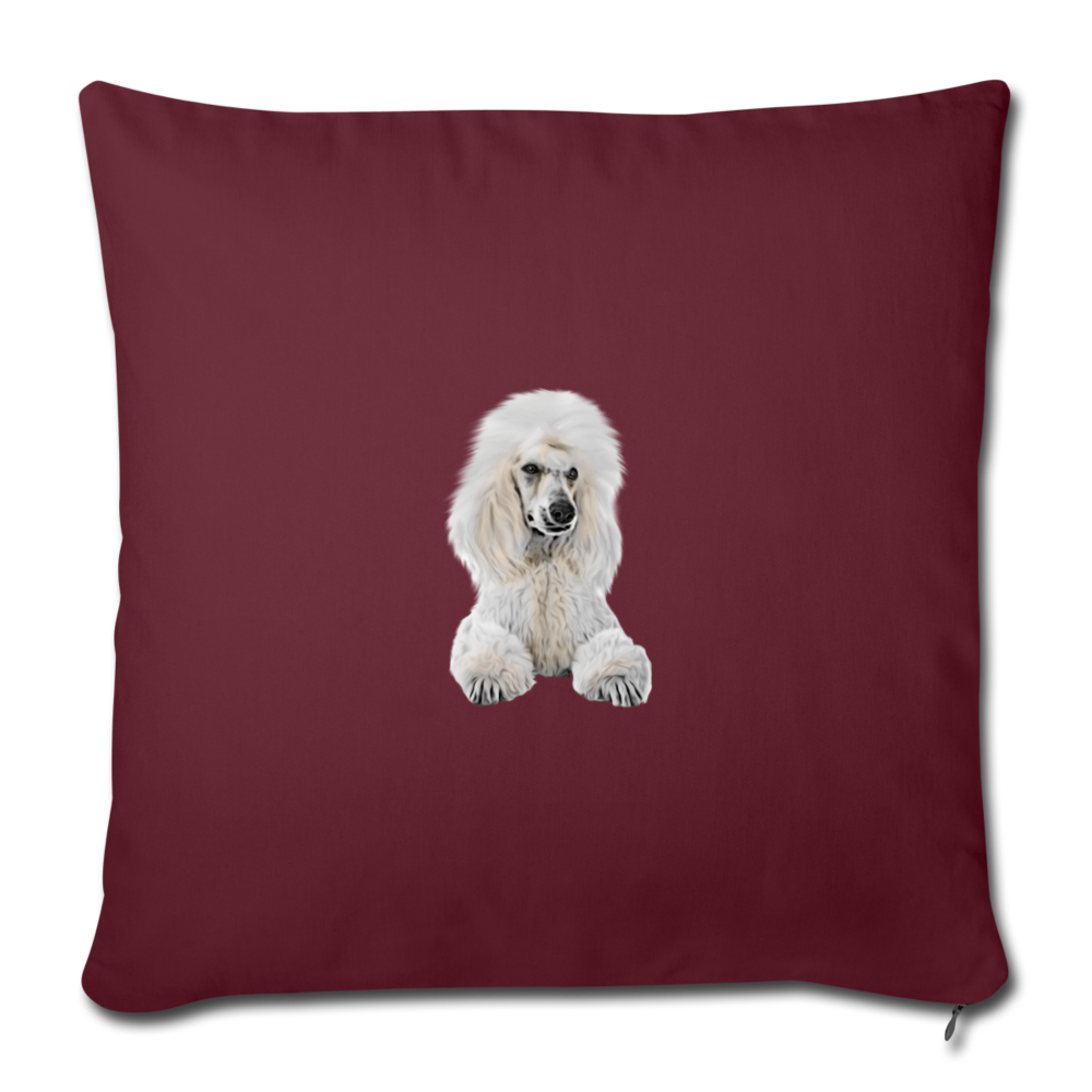 POODLE Throw Pillow Cover 17.5” x 17.5”