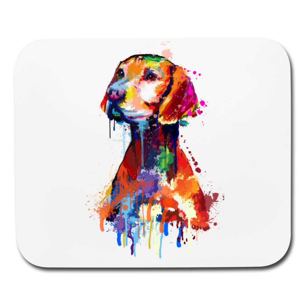 Hand Painted vizsla Mouse pad Horizontal